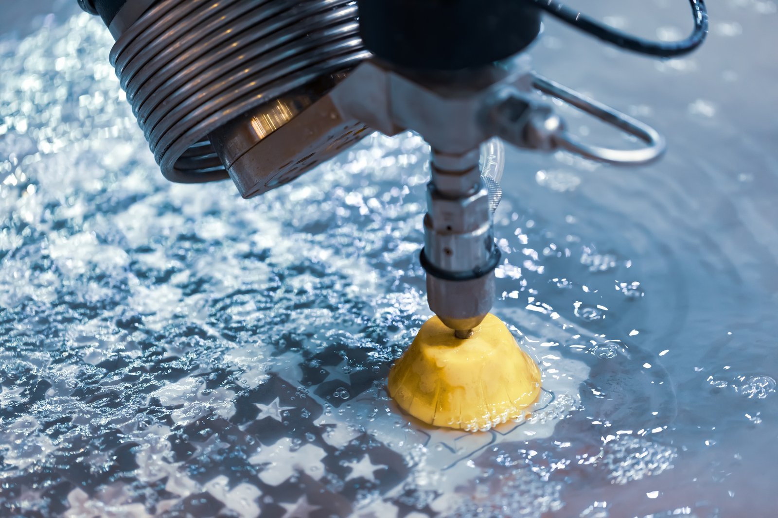 CNC water jet cutting machine